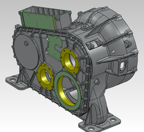 Gearbox Body Casting Design for Defence